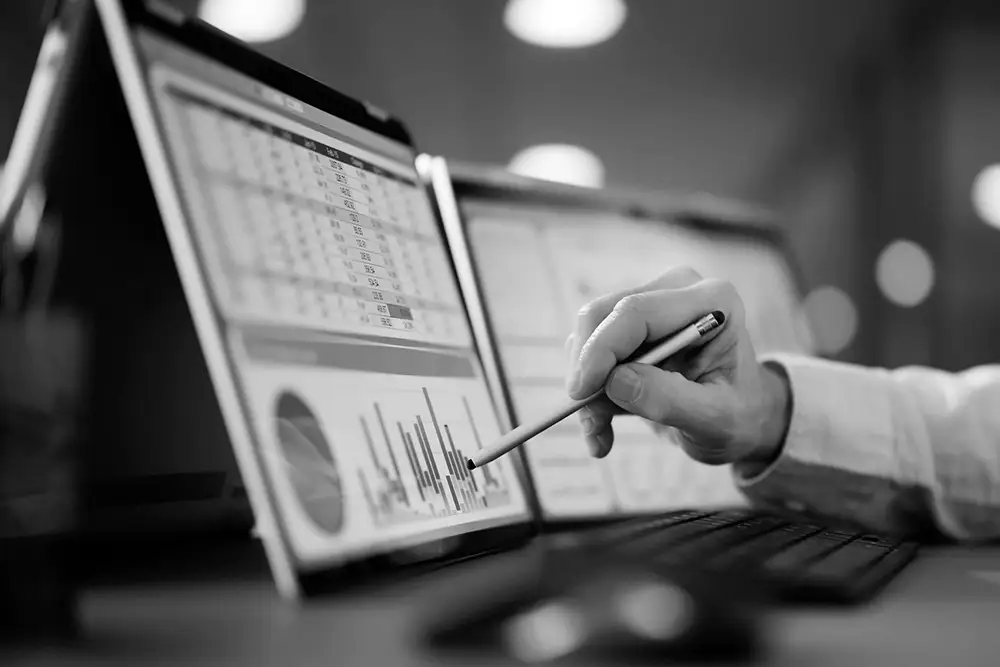 Heritage Resource Group financial analytics team turns raw data into clear, actionable strategy.